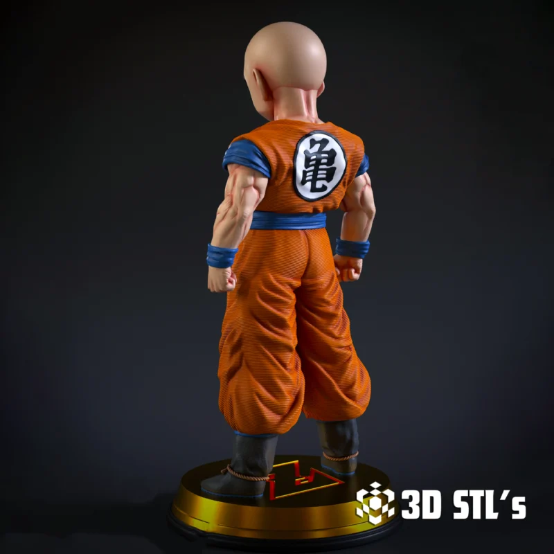 Krilin Dragon Ball STL 3D Print Model