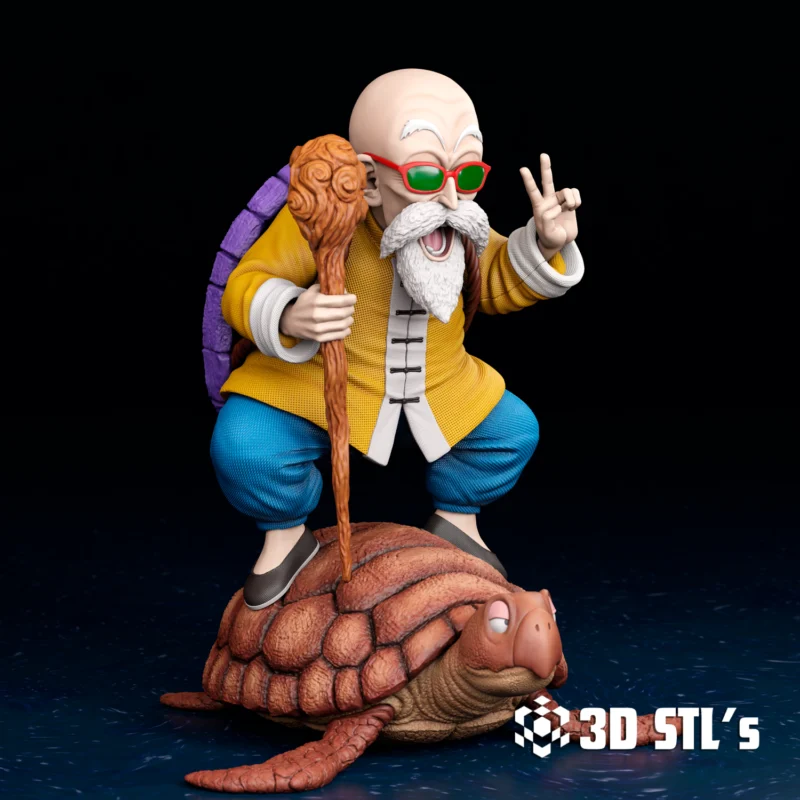 Maestro Roshi STL 3D Print Model