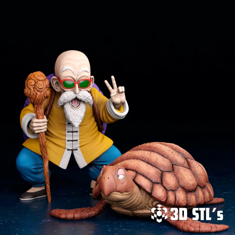 Maestro Roshi STL 3D Print Model