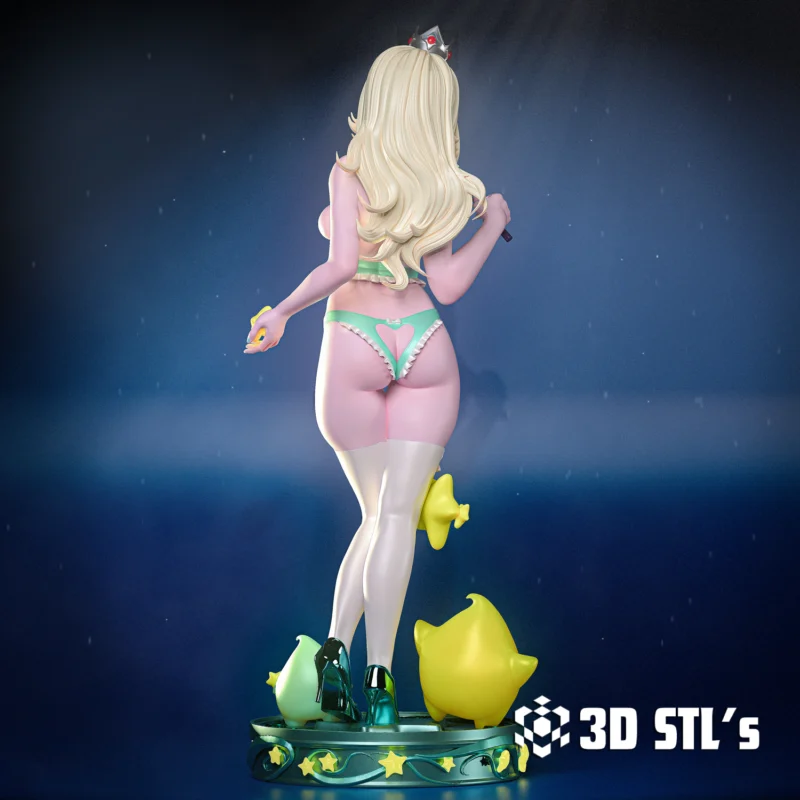 Princess Rosalina Super Mario STL 3D Print Model