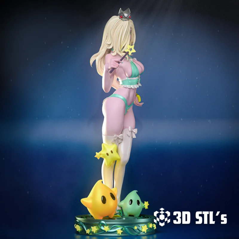 Princess Rosalina Super Mario STL 3D Print Model