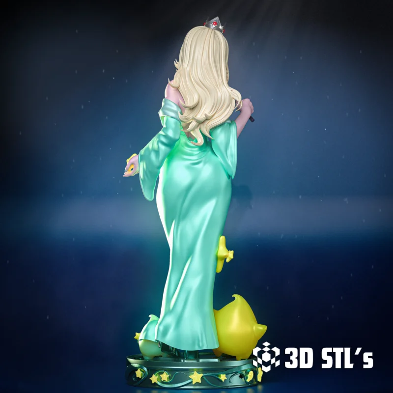 Princess Rosalina Super Mario STL 3D Print Model