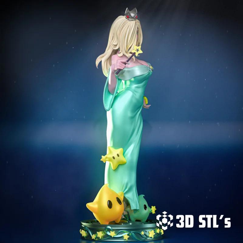 Princess Rosalina Super Mario STL 3D Print Model