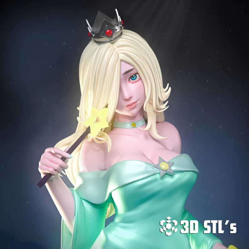 Princess Rosalina Super Mario STL 3D Print Model - Image 7