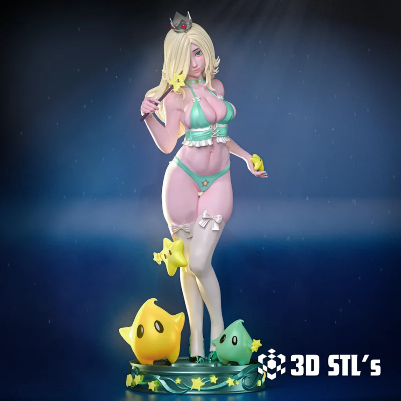 Princess Rosalina Super Mario STL 3D Print Model