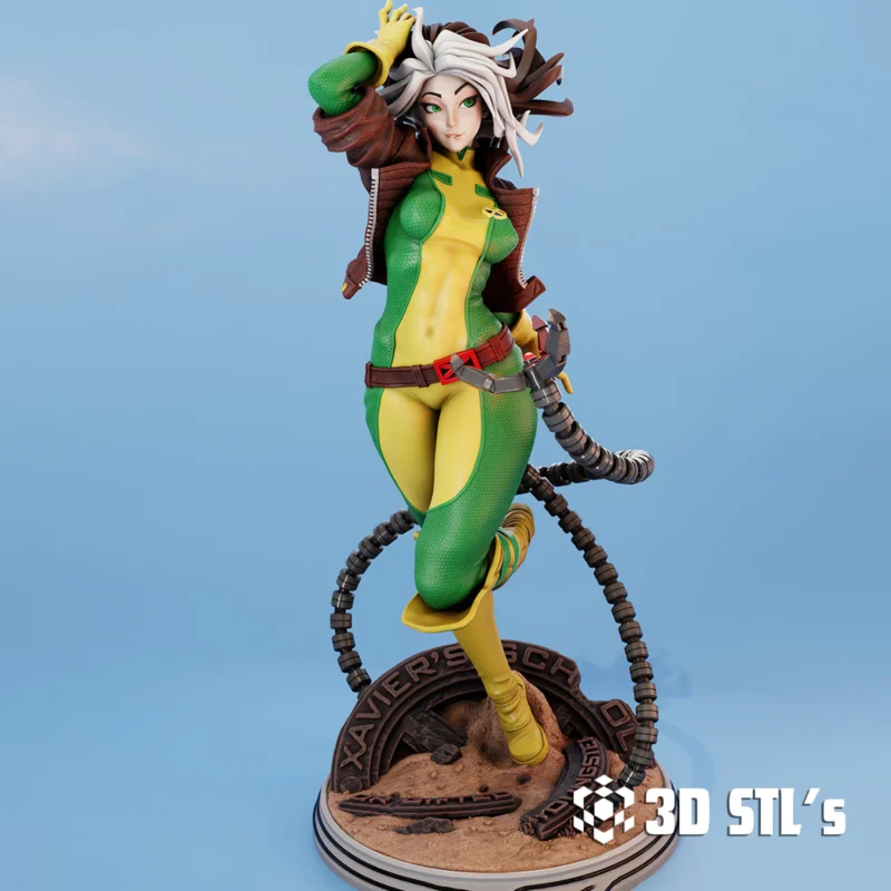 Rogue X-Men STL 3D Print Model