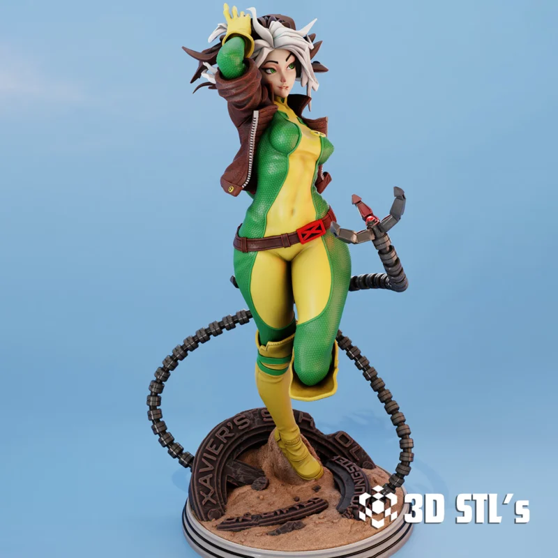 Rogue X-Men STL 3D Print Model