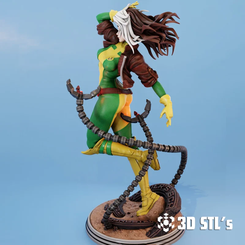 Rogue X-Men STL 3D Print Model