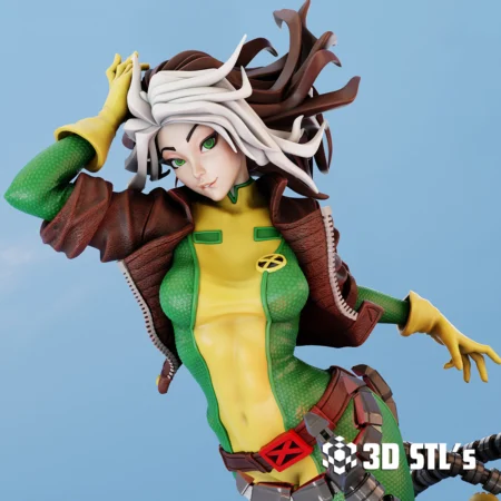 Rogue X-Men STL 3D Print Model