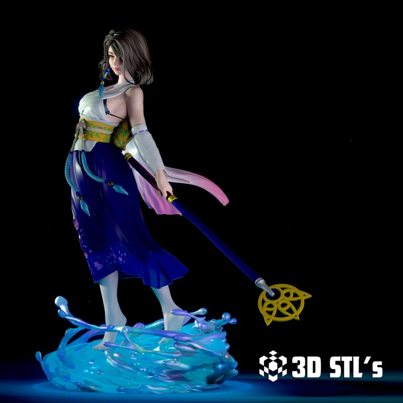 Yuna Final Fantasy STL 3D Print Model