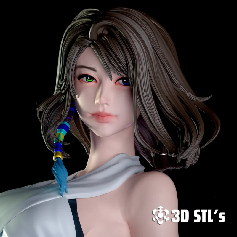 Yuna Final Fantasy STL 3D Print Model