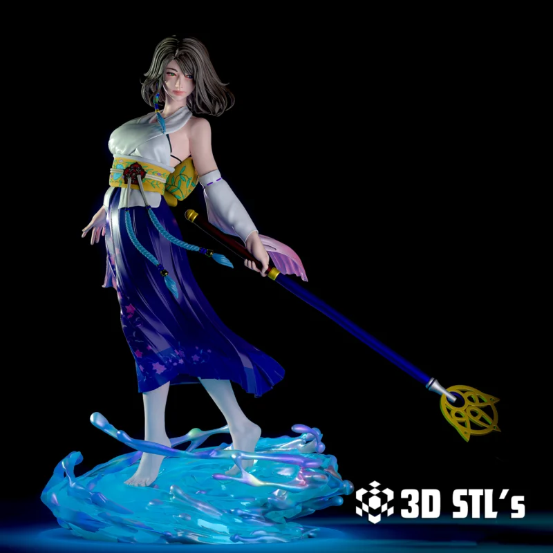 Yuna Final Fantasy STL 3D Print Model