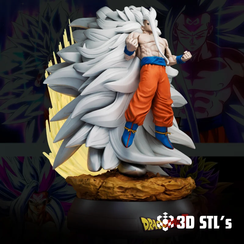 Goku Infinity STL 3D Print Model