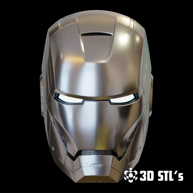 Motorized Walsh3D Iron Man Mark 3 V4 Helmet STL 3D Print Model