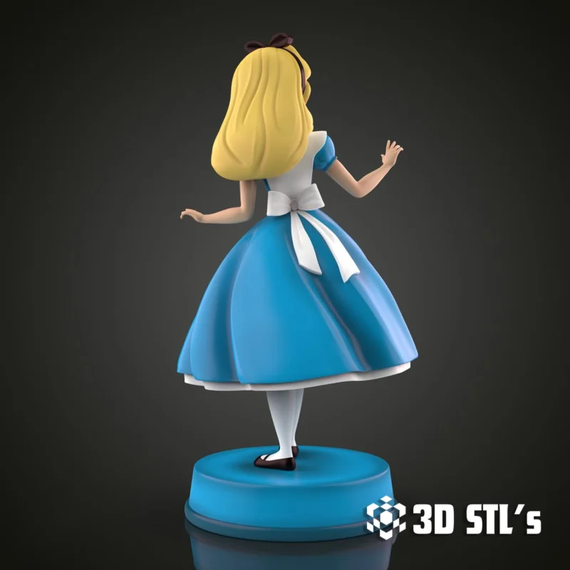 Alice in Wonderland STL 3D Print Model - Image 4