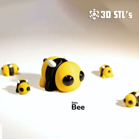 Baby Bee STL 3MF 3D Print Model