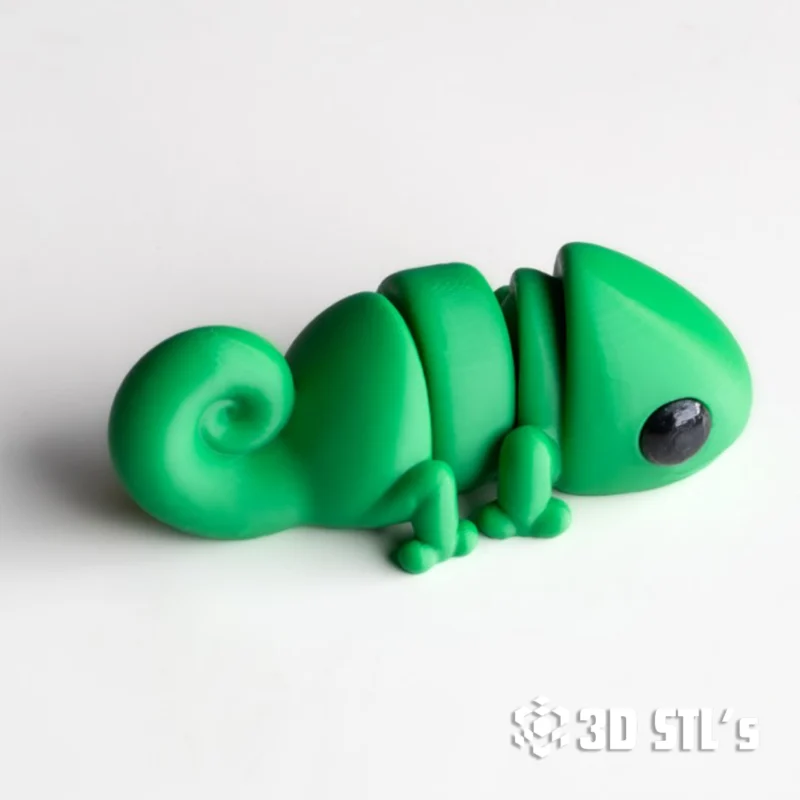 Baby Chameleon STL 3MF 3D Print Model - Image 2