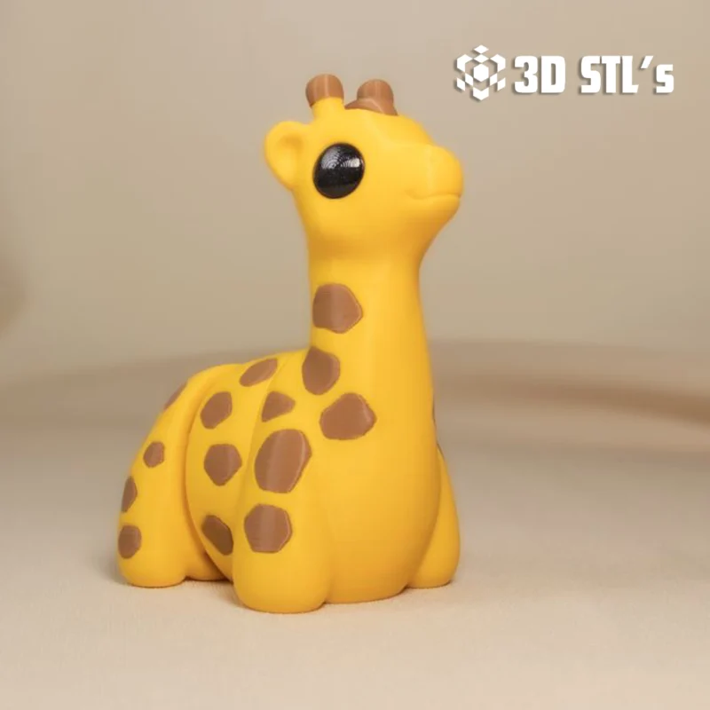 Baby Giraffe STL 3MF 3D Print Model - Image 2