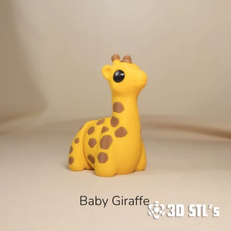 Baby Giraffe STL 3MF 3D Print Model