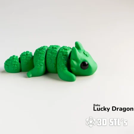 Baby Lucky Dragon STL 3MF 3D Print Model