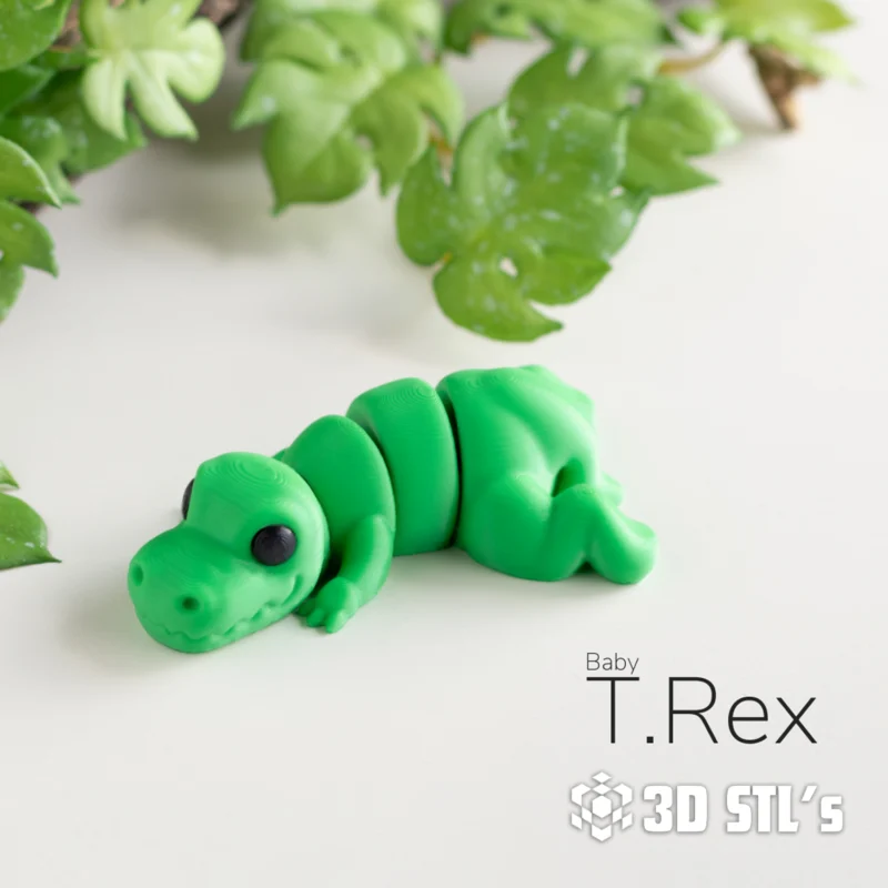 Baby Trex STL 3MF 3D Print Model