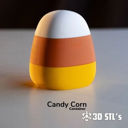 Candy Corn Container STL 3MF 3D Print Model