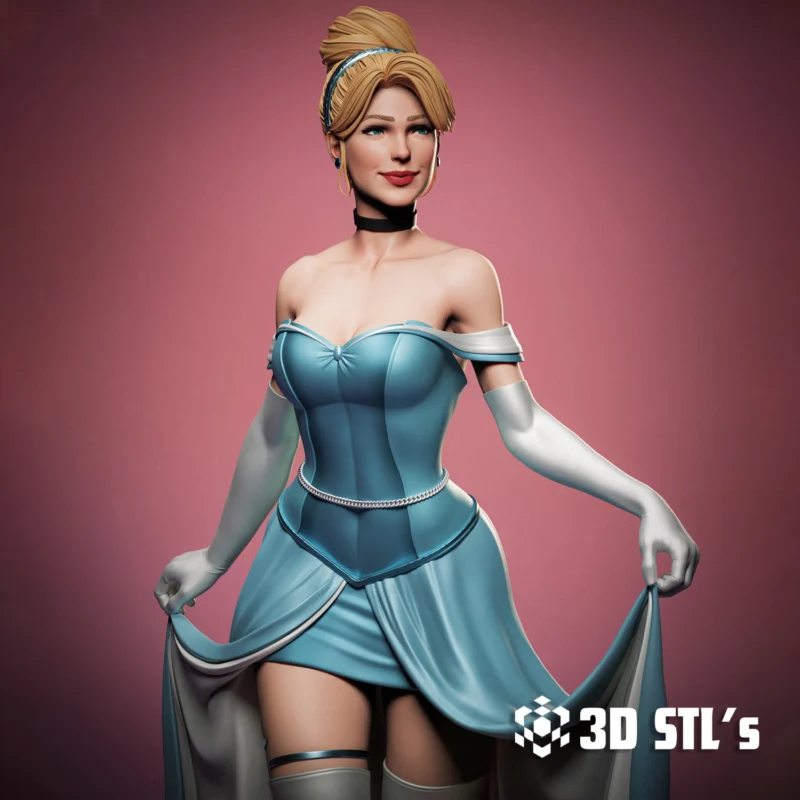 Cinderella STL 3D Print Model