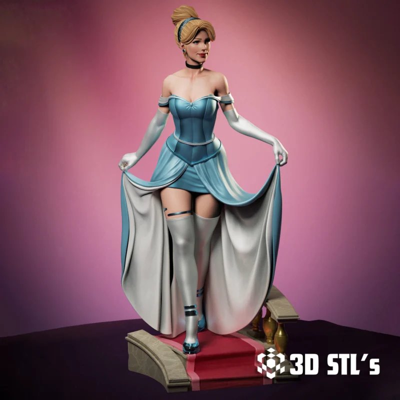 Cinderella STL 3D Print Model