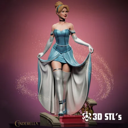 Cinderella STL 3D Print Model