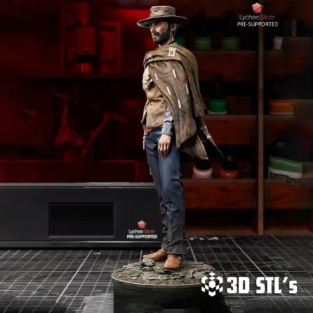 Clint Eastwood STL 3D Print Model