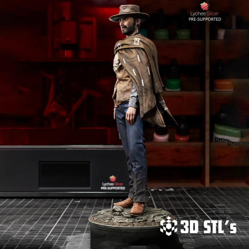 Clint Eastwood STL 3D Print Model