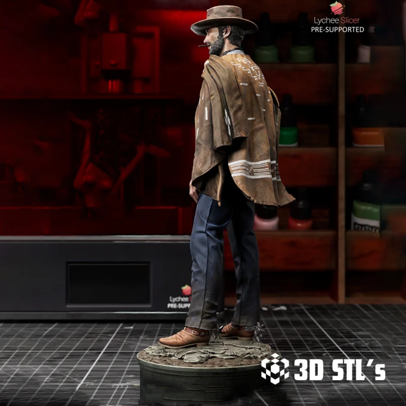 Clint Eastwood STL 3D Print Model