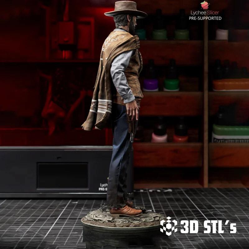 Clint Eastwood STL 3D Print Model