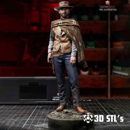 Clint Eastwood STL 3D Print Model