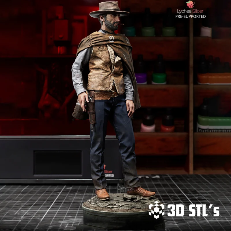 Clint Eastwood STL 3D Print Model