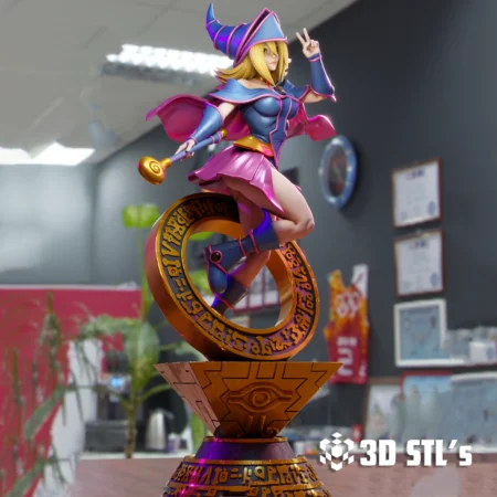 Dark Magician Girl STL 3D Print Model