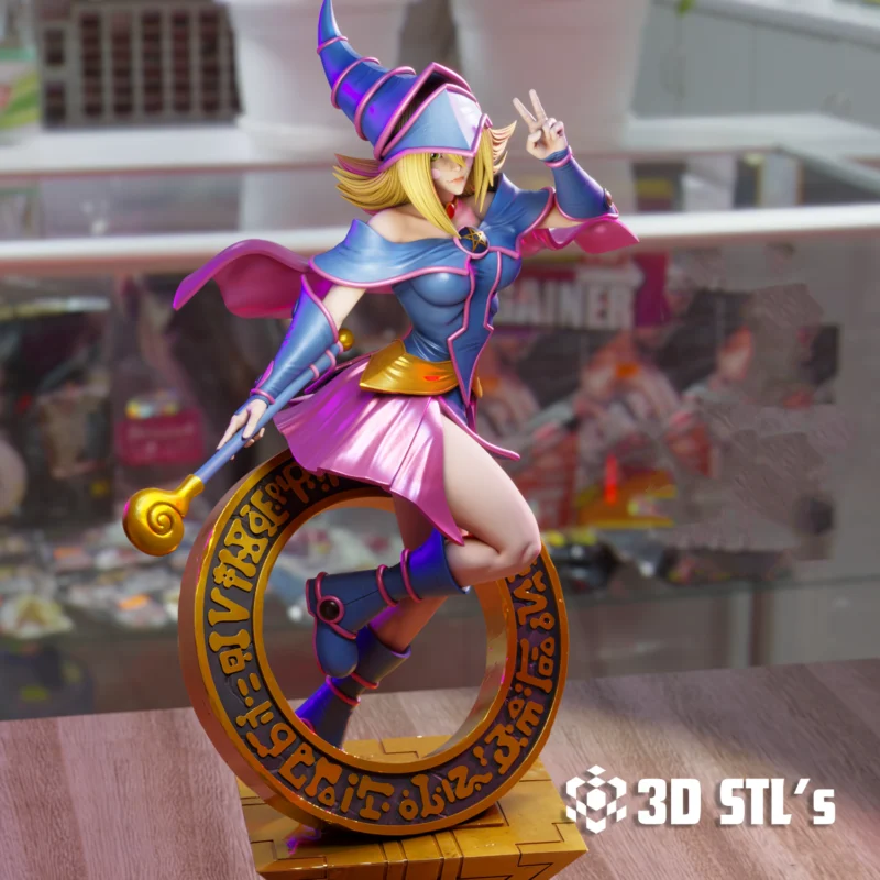Dark Magician Girl STL 3D Print Model