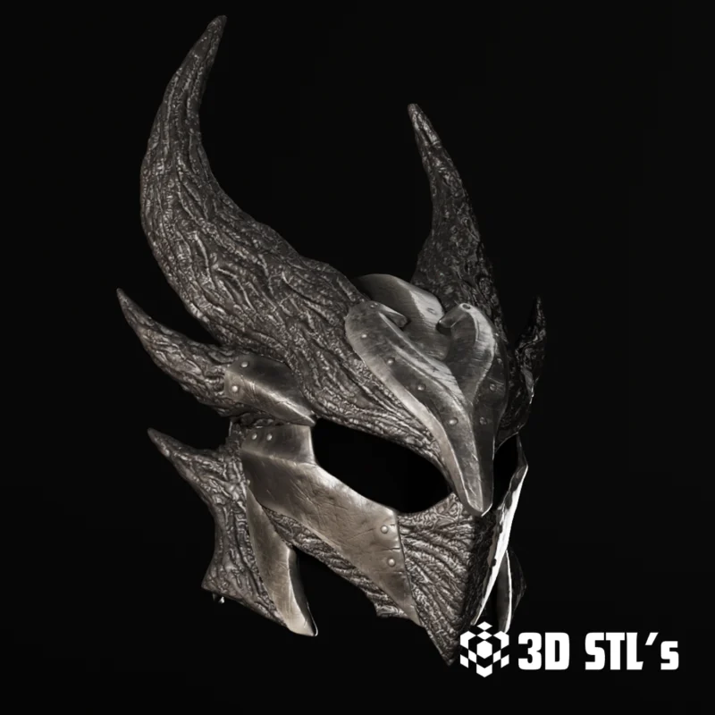 Deadric Helmet STL 3D Print Model