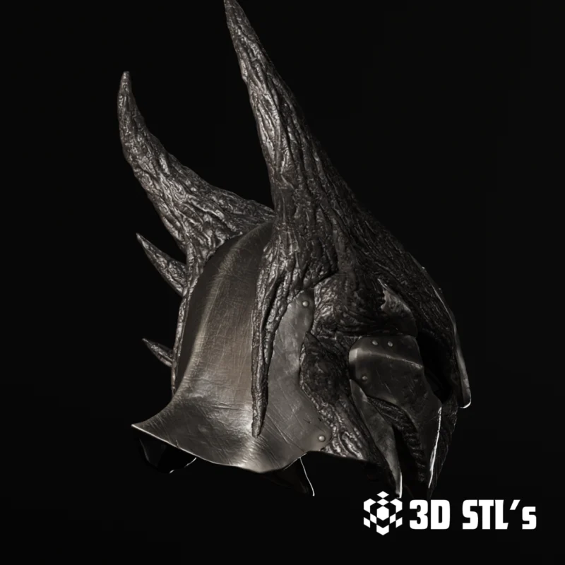 Deadric Helmet STL 3D Print Model