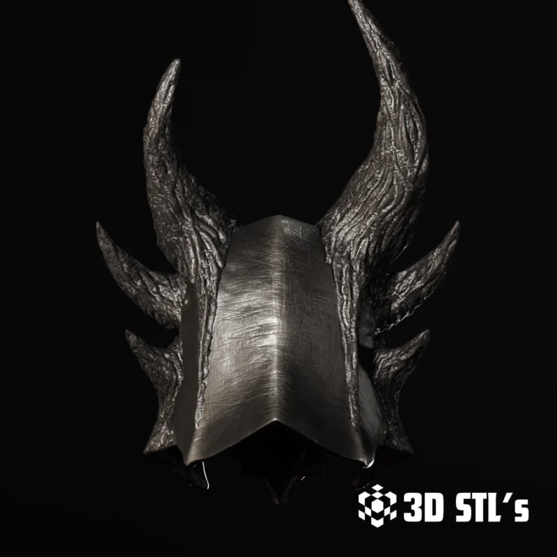 Deadric Helmet STL 3D Print Model