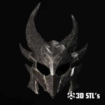 Deadric Helmet STL 3D Print Model