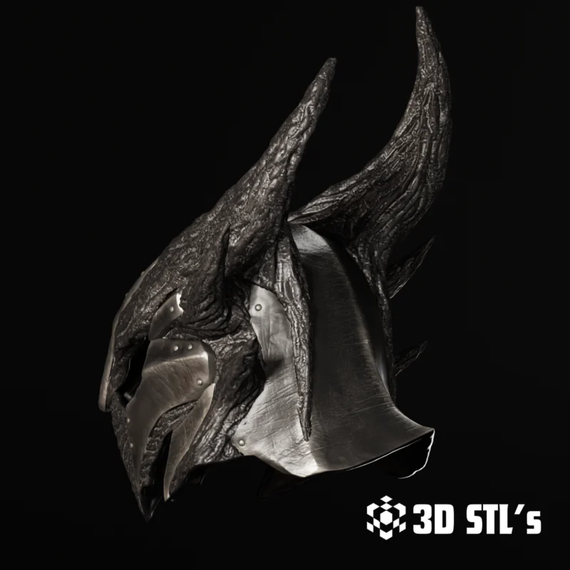 Deadric Helmet STL 3D Print Model - Image 6