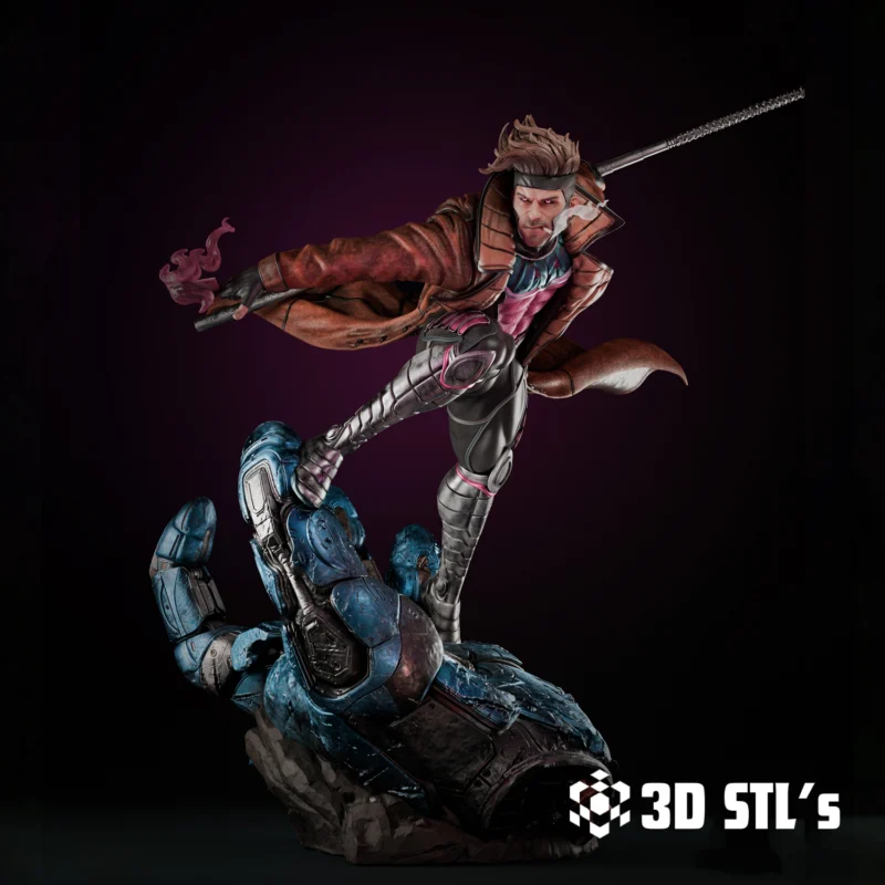 Gambit STL 3D Print Model - Image 5