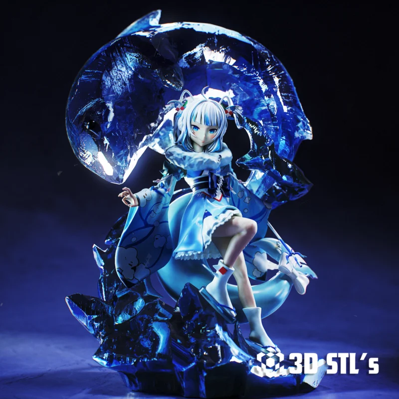 Gawr Gura Hololive STL 3D Print Model