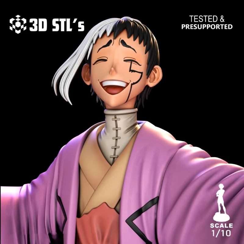 Gen Asagiri Dr Stone STL 3D Print Model