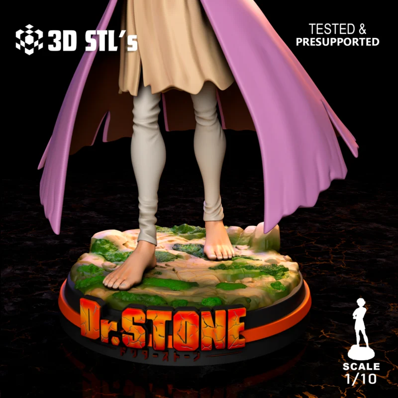 Gen Asagiri Dr Stone STL 3D Print Model