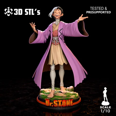 Gen Asagiri Dr Stone STL 3D Print Model