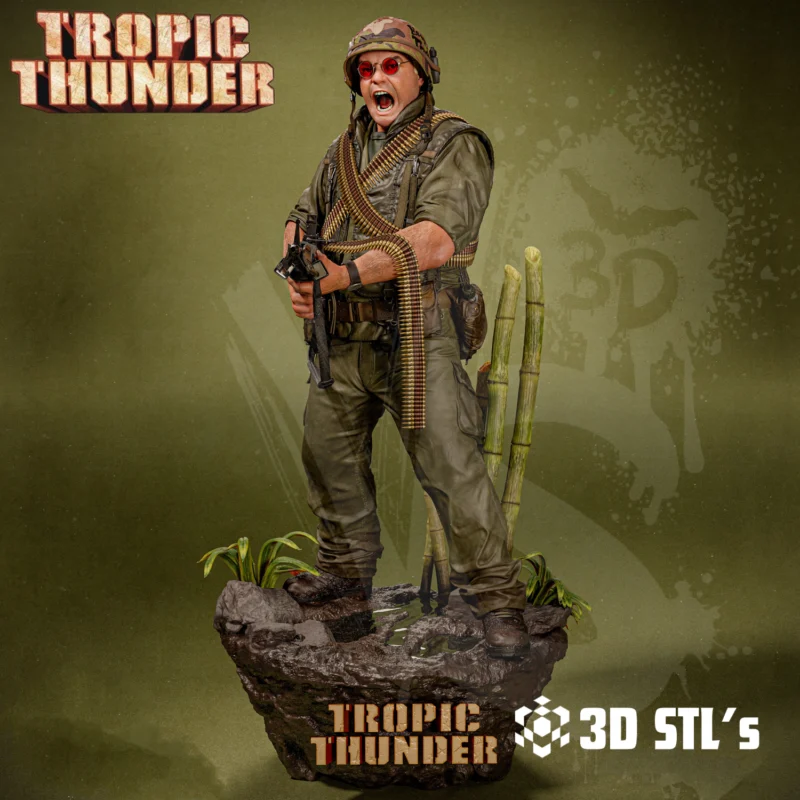 Jeff Portnoy Tropic Thunder STL 3D Print Model