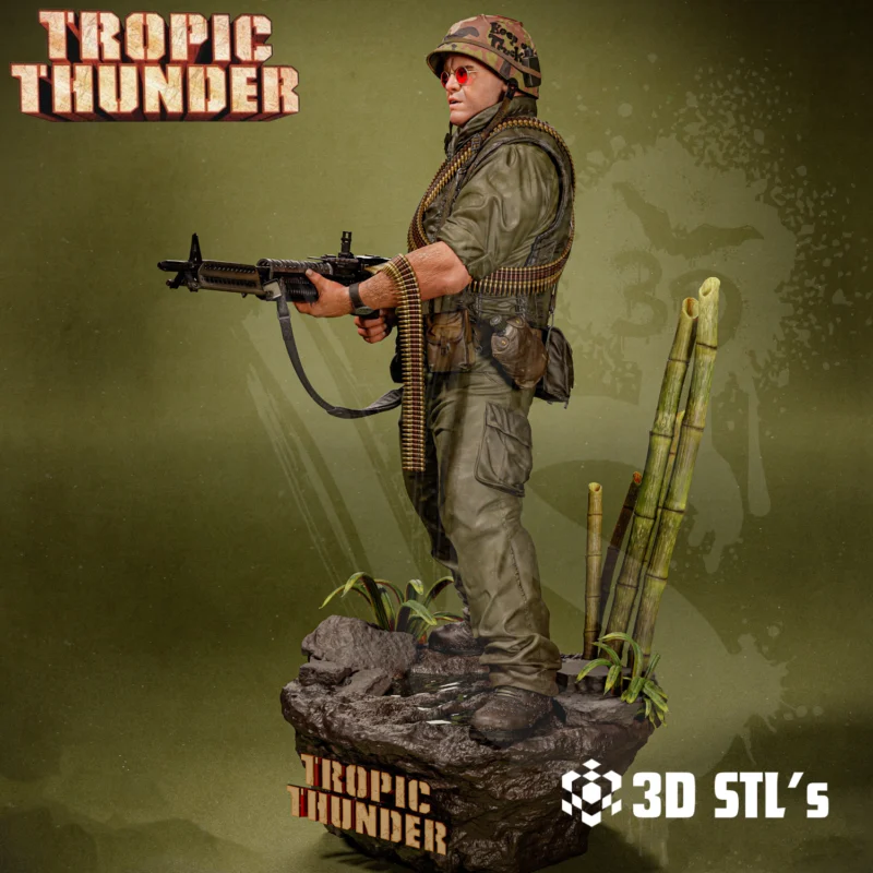 Jeff Portnoy Tropic Thunder STL 3D Print Model