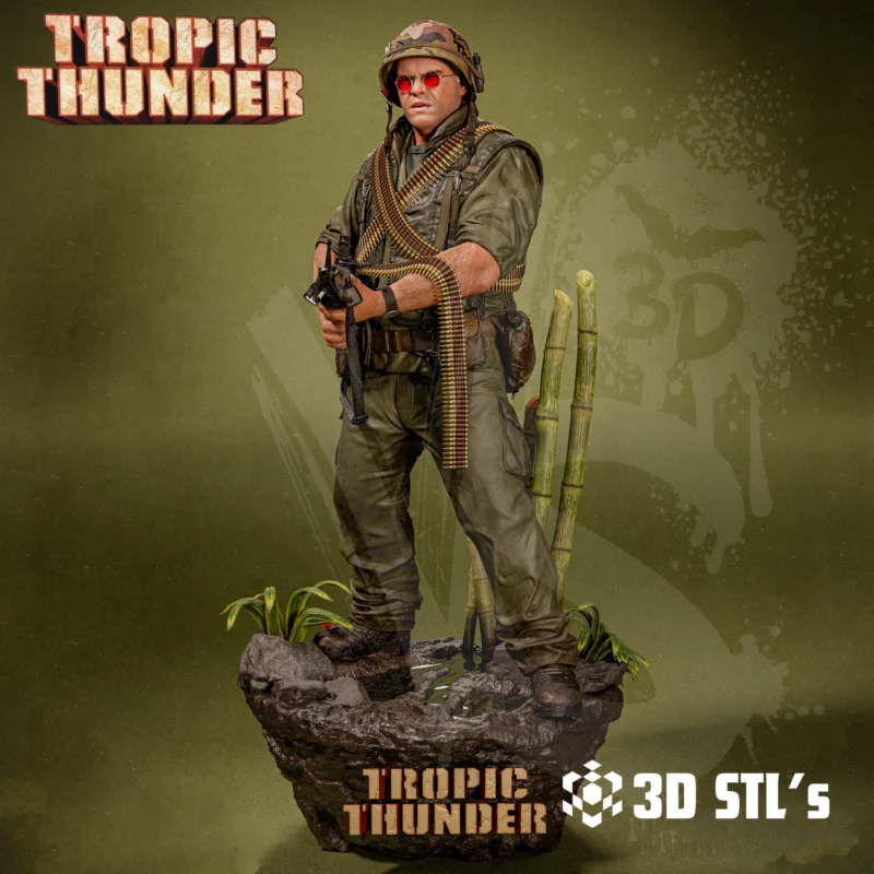 Jeff Portnoy Tropic Thunder STL 3D Print Model